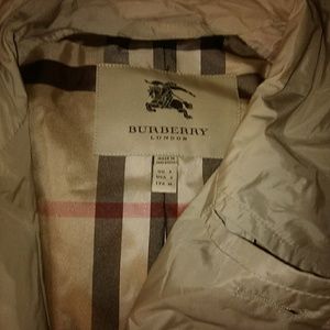 Burberry raincoat